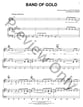 Band of Gold piano sheet music cover